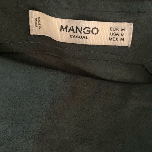 Mango Velvet Dress Size 6 - Picture 6 of 7